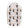 Toco Toucan Pattern Print Mesh Laundry Hamper