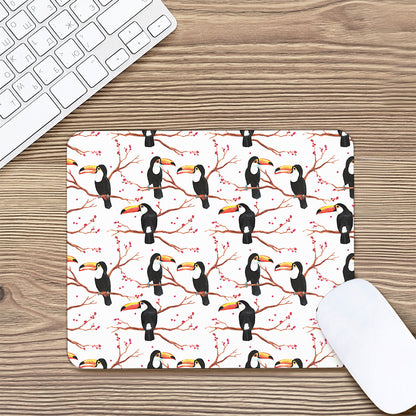 Toco Toucan Pattern Print Mouse Pad