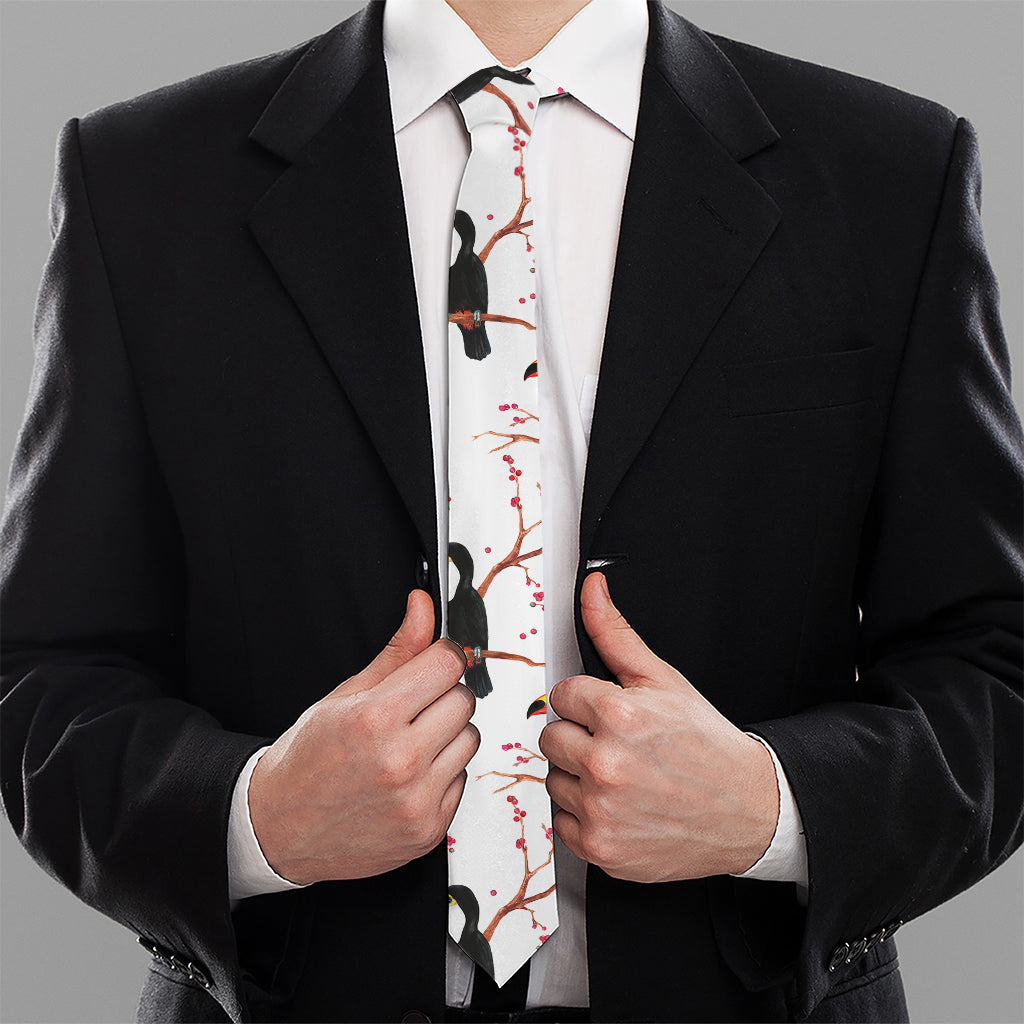 Toco Toucan Pattern Print Necktie