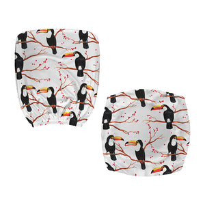 Toco Toucan Pattern Print Office Chair Cover