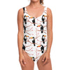 Toco Toucan Pattern Print One Piece Swimsuit