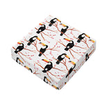 Toco Toucan Pattern Print Outdoor Seat Cushion Cover