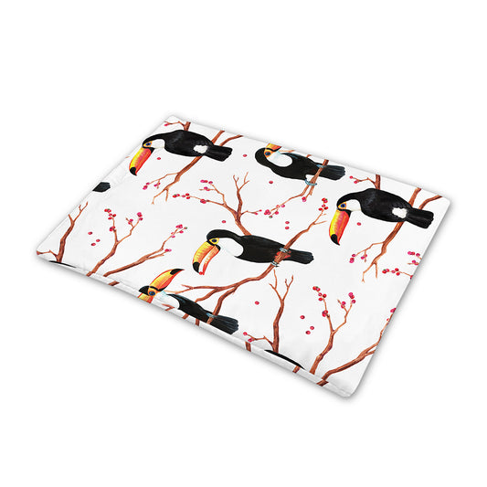 Toco Toucan Pattern Print Pet Cooling Mat Cover