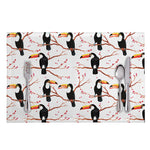 Toco Toucan Pattern Print Placemat