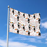 Toco Toucan Pattern Print Polyester Flag