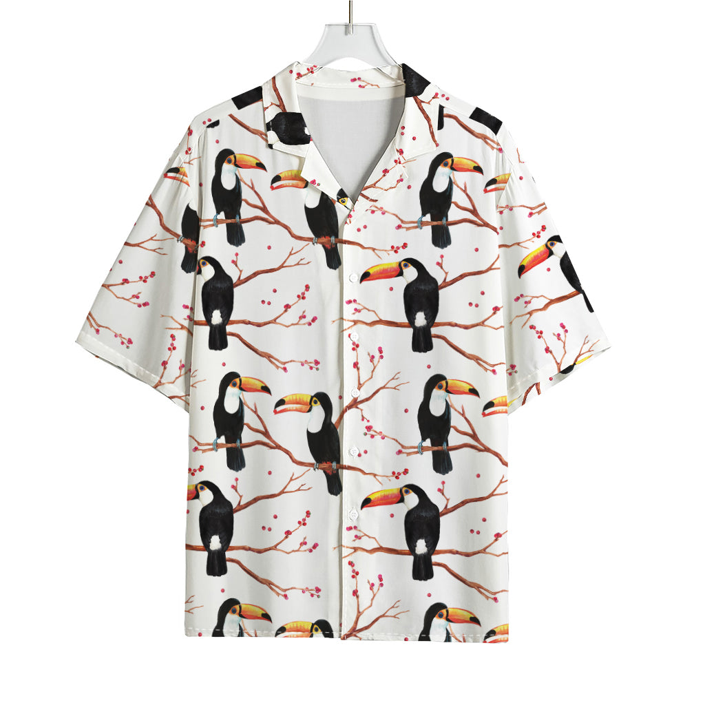 Toco Toucan Pattern Print Rayon Hawaiian Shirt