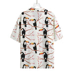 Toco Toucan Pattern Print Rayon Hawaiian Shirt