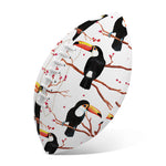 Toco Toucan Pattern Print Rugby Ball