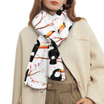 Toco Toucan Pattern Print Scarf