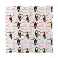Toco Toucan Pattern Print Silk Bandana