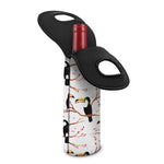 Toco Toucan Pattern Print Single Neoprene Wine Tote