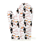 Toco Toucan Pattern Print Single Oven Mitt