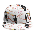 Toco Toucan Pattern Print Snapback Cap