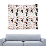 Toco Toucan Pattern Print Tapestry