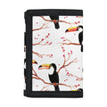 Toco Toucan Pattern Print Trifold Wallet