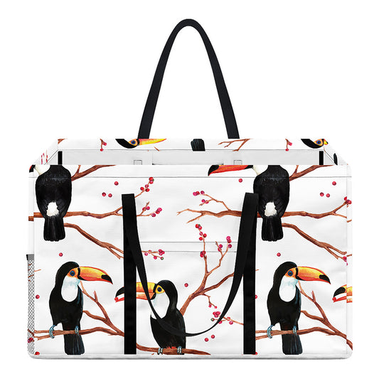 Toco Toucan Pattern Print Utility Tote Bag