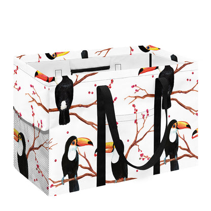 Toco Toucan Pattern Print Utility Tote Bag