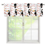 Toco Toucan Pattern Print Window Valance