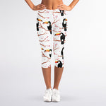 Toco Toucan Pattern Print Women's Capri Leggings