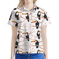 Toco Toucan Pattern Print Women's Polo Shirt
