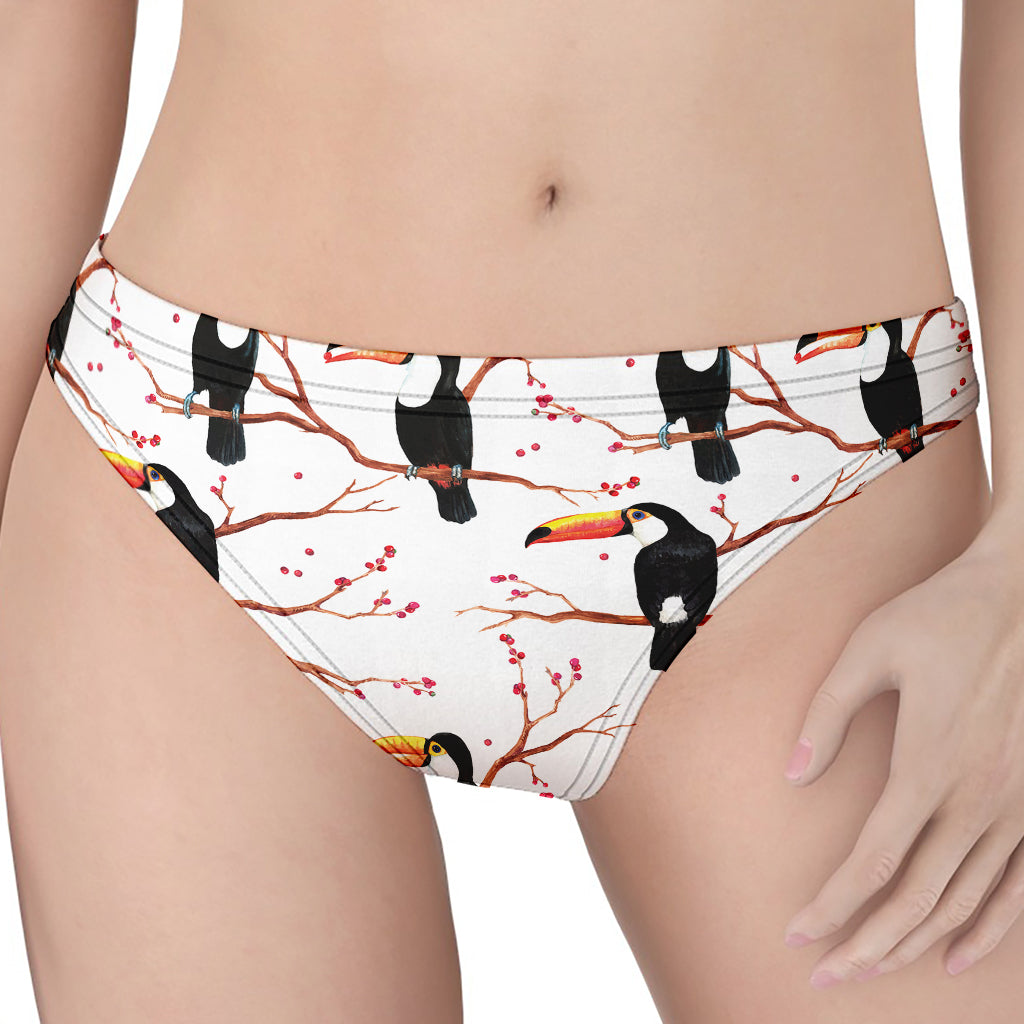 Toco Toucan Pattern Print Women's Thong