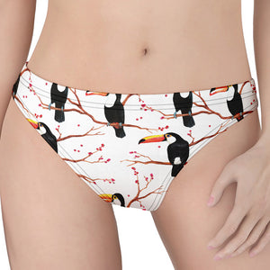 Toco Toucan Pattern Print Women's Thong