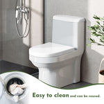 Black And Grey Playing Card Suits Print Toilet Lid And Tank Cover Set