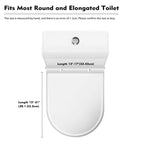 Vanilla Ice Cream Melted Print Toilet Lid Cover