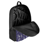 Tomb And Skeleton Pattern Print 17 Inch Backpack