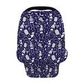 Tomb And Skeleton Pattern Print Baby Seat Cover