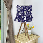 Tomb And Skeleton Pattern Print Bell Lamp Shade