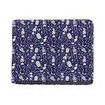 Tomb And Skeleton Pattern Print Bifold Wallet