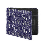 Tomb And Skeleton Pattern Print Bifold Wallet