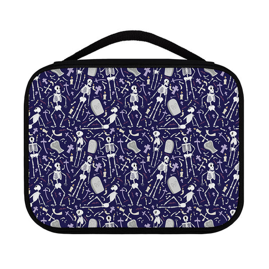 Tomb And Skeleton Pattern Print Classic Bible Case