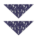 Tomb And Skeleton Pattern Print Dog Bandana