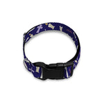 Tomb And Skeleton Pattern Print Dog Collar