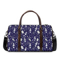 Tomb And Skeleton Pattern Print Duffel Bag