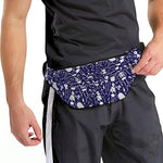 Tomb And Skeleton Pattern Print Fanny Pack