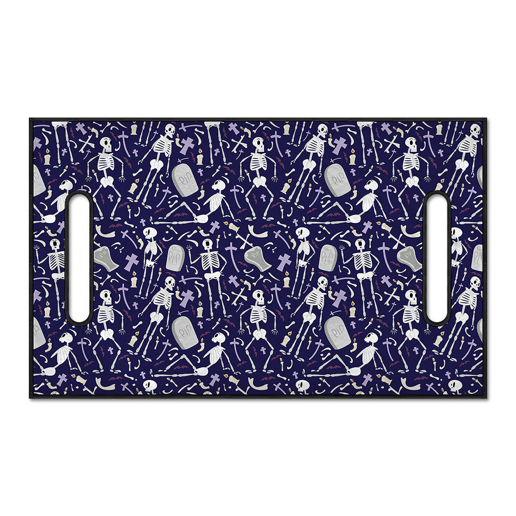 Tomb And Skeleton Pattern Print Golf Cart Seat Cover