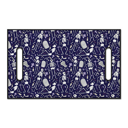 Tomb And Skeleton Pattern Print Golf Cart Seat Cover