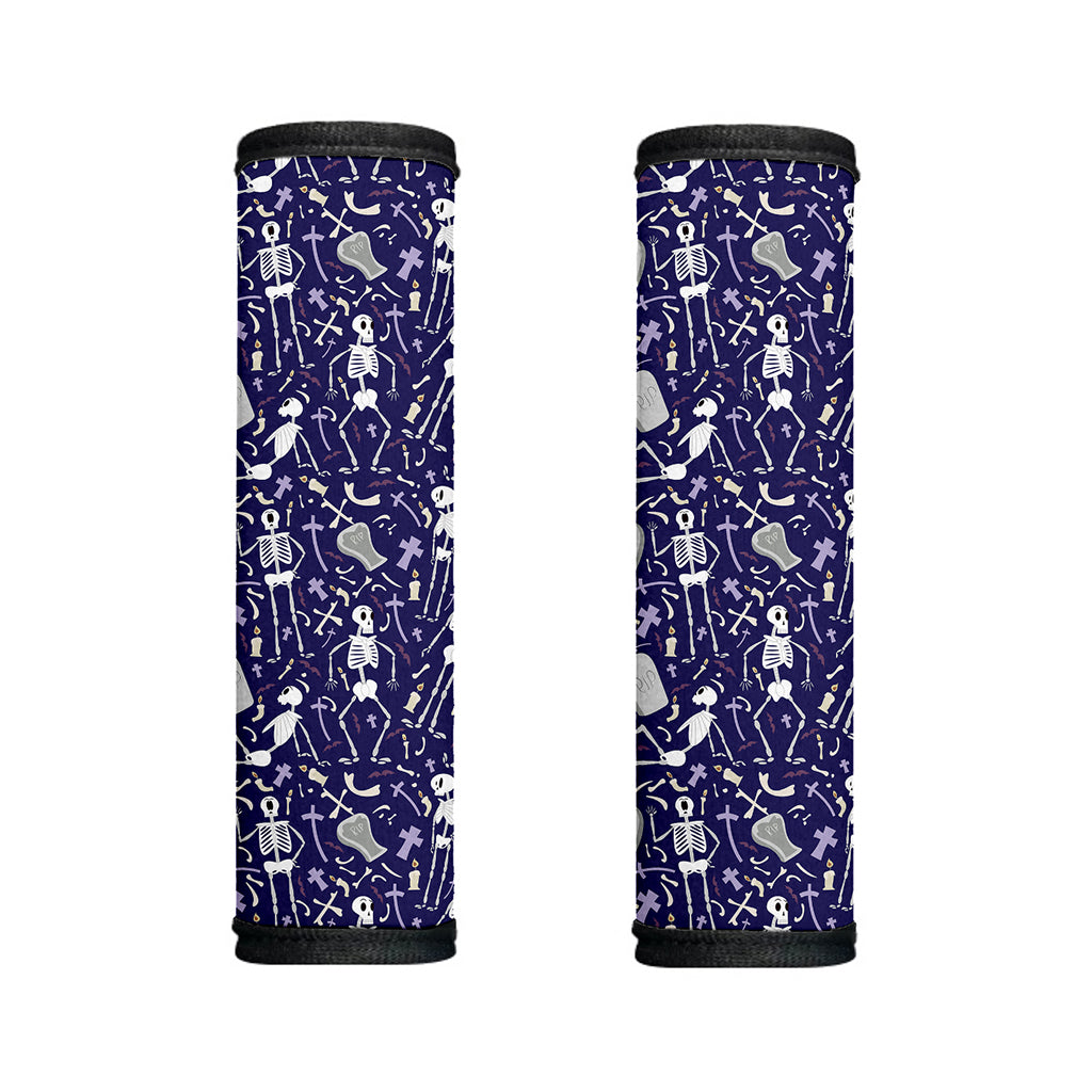 Tomb And Skeleton Pattern Print Handle Covers