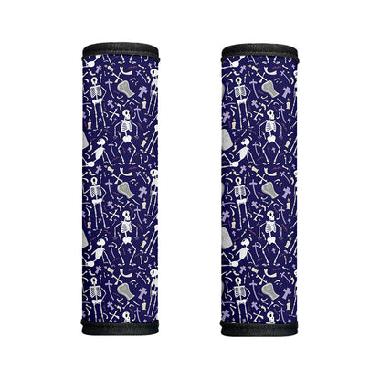 Tomb And Skeleton Pattern Print Handle Covers