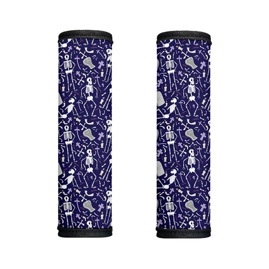 Tomb And Skeleton Pattern Print Handle Covers