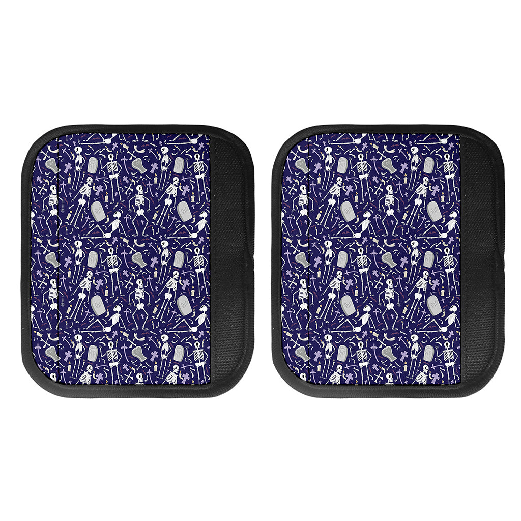 Tomb And Skeleton Pattern Print Handle Covers
