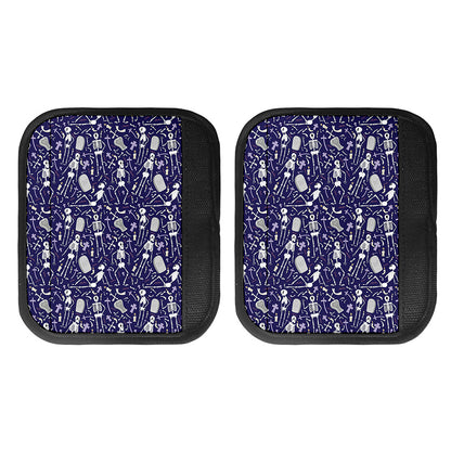 Tomb And Skeleton Pattern Print Handle Covers