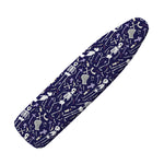 Tomb And Skeleton Pattern Print Ironing Board Cover