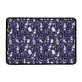 Tomb And Skeleton Pattern Print Kitchen Mat
