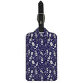 Tomb And Skeleton Pattern Print Luggage Tag