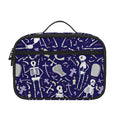Tomb And Skeleton Pattern Print Portable Lunch Bag