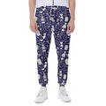 Tomb And Skeleton Pattern Print Joggers